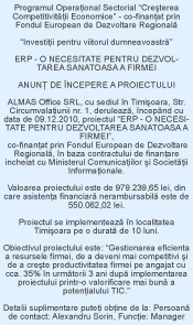 Anunt proiect