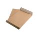 Plic B5 kraft siliconic cu burduf 120 g/mp - 176x250x20 mm