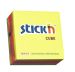 Cub autoadeziv 76x76 mm Stick'n - 5 culori neon (400 file/buc)