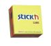 Cub autoadeziv 51x51 mm Stick'n - 5 culori neon (250 file/buc)