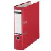 Biblioraft A4 plastifiat 8 cm Leitz 180º - rosu