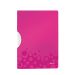 Dosar din plastic cu clema pivotanta Leitz Wow ColorClip - roz metalizat