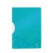 Dosar din plastic cu clema pivotanta Leitz Wow ColorClip - turquoise metalizat