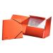 Mapa carton Esselte Lux cu elastic - orange