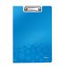 Clipboard dublu A4 plastifiat Leitz Wow - albastru metalizat