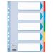 Separatoare din carton A4 Esselte Standard  - color (5 buc/set)