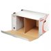 Container pt. arhivare Esselte din carton alb cu deschidere frontala - 535x265x370 mm