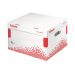 Container pt. arhivare Esselte Speedbox L din carton alb cu capac - 433x263x433 mm