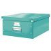 Cutie de depozitare din carton Leitz Click & Store mare - 369x200x482 mm - turquoise