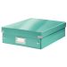 Cutie de depozitare din carton Leitz Click & Store Organizer medie - 280x100x370 mm - turquoise