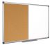 Tabla combi magnetica / panou pluta cu rama din aluminiu Bi-Office - 60x90 cm