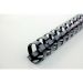 Inele din plastic Ø=16 mm GBC - negre (100 buc/cut)