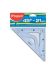 Echer plastic Maped Geometric 45 - 21 cm transparent