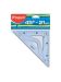 Echer plastic Maped Geometric 45 - 21 cm transparent