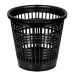 Cos din plastic cu perforatii pt. hartii Forpus - negru