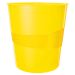 Cos din plastic pt. hartii Leitz Wow - 15l, galben metalizat