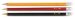 Creion HB cu guma Forpus - corp rosu