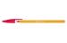 Pix unica folosinta Bic Orange Fine - corp orange, scriere rosie