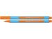 Pix plastic cauciucat Schneider Slider Edge XB - corp bleu, rezerva orange