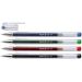 Pix cu gel 0.5 mm Pilot G-1 - corp transparent, rezerva rosie