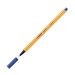 Liner 0.4 mm Stabilo Point 88 - corp orange, scriere albastra