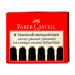 Patroane scurte cu cerneala Faber Castell - neagra (6 buc/cut)