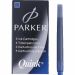 Patroane lungi cu cerneala Parker Quink - albastra (5 buc/cut)
