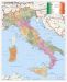 Harta cu coduri postale a Italiei cu sipci din lemn Stiefel - 100x130 cm