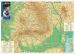Harta turistica a Romaniei cu sipci din plastic Stiefel - 100x70 cm