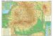 Harta turistica a Romaniei tipar digital cu sipci din lemn Stiefel - 160x120 cm
