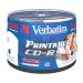 CD-R printabil 700 Mb, 80 Min, 52X, Verbatim 43438 - 50 buc/bulk